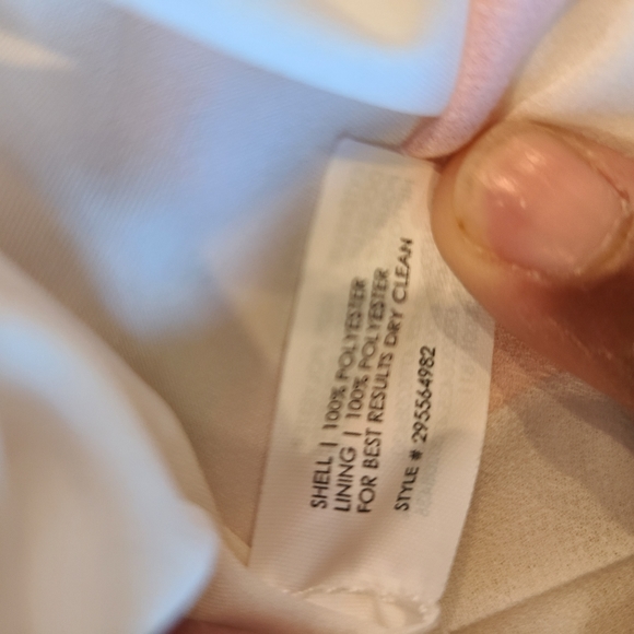 Club Monaco Peach and White Pleated Maxi Skirt New With Tags Size 10 - Picture 7 of 8